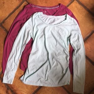 2 Liz Lange Target Maternity long sleeve shirts